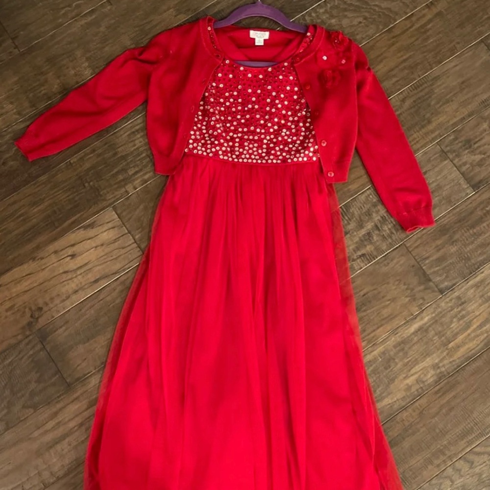 Girls size 8 holiday dress